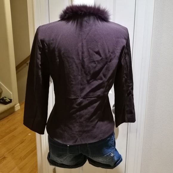 Atos Lombardini Fox Fur Trim Cardigan #069 - Picture 2 of 3